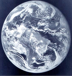 Earth, as seen from space